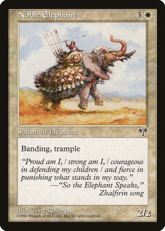 Noble Elephant [Mirage] | Arkham Games and Comics
