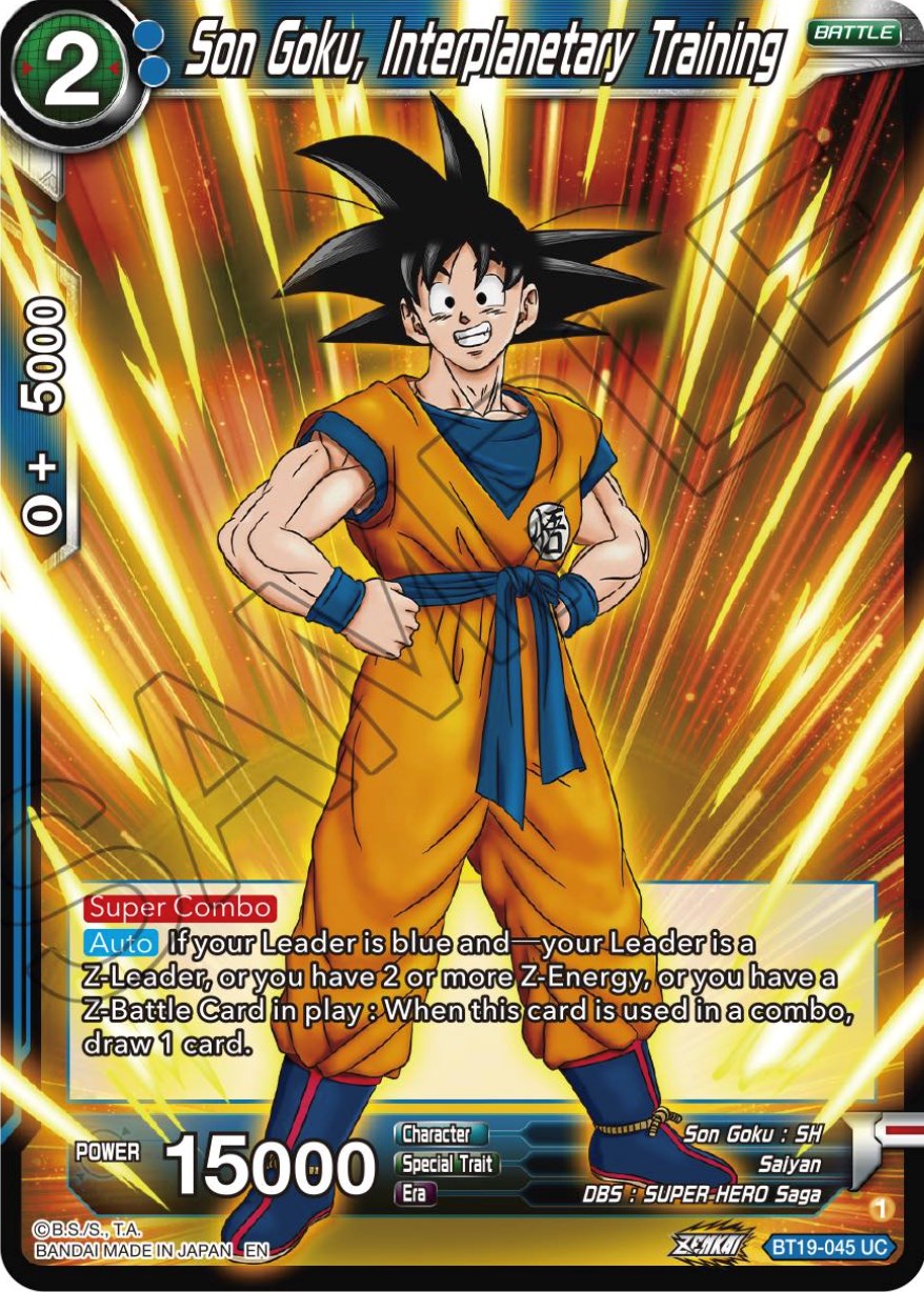 Son Goku, Interplanitary Training (BT19-045) [Fighter's Ambition] | Arkham Games and Comics