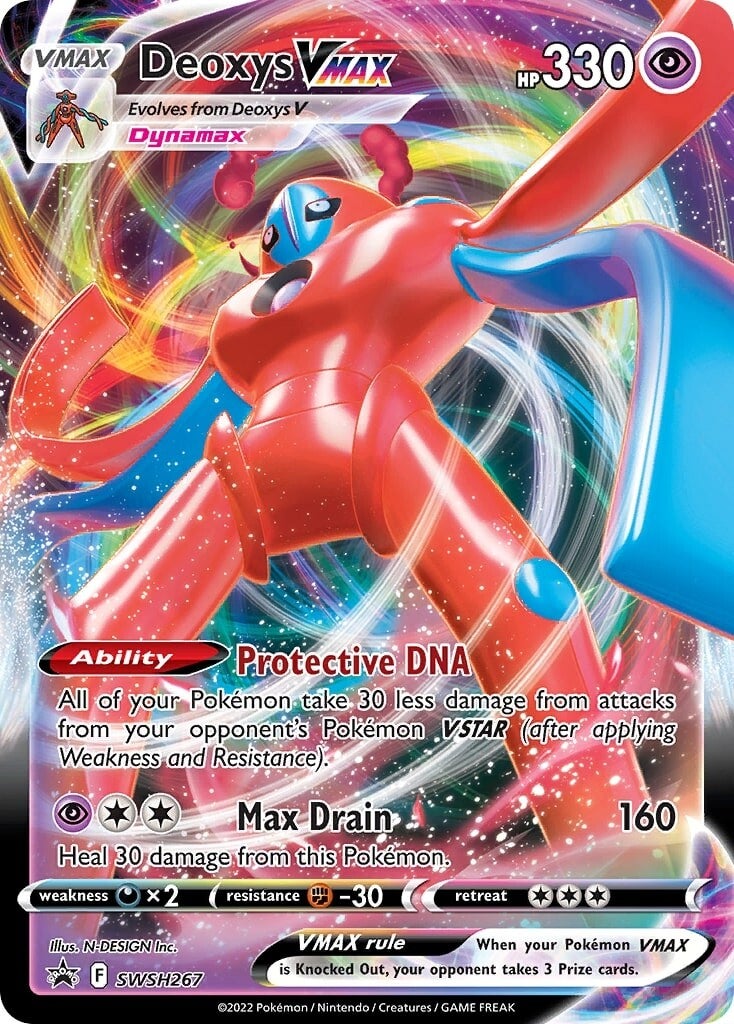 Deoxys VMAX (SWSH267) [Sword & Shield: Black Star Promos] | Arkham Games and Comics