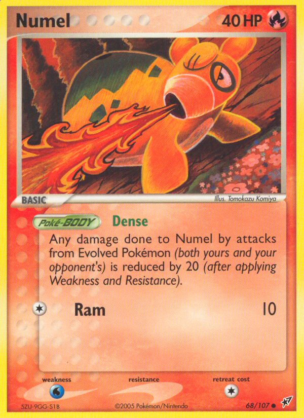 Numel (68/107) [EX: Deoxys] | Arkham Games and Comics