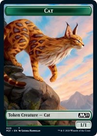 Cat (020) // Dog Double-sided Token [Core Set 2021 Tokens] | Arkham Games and Comics