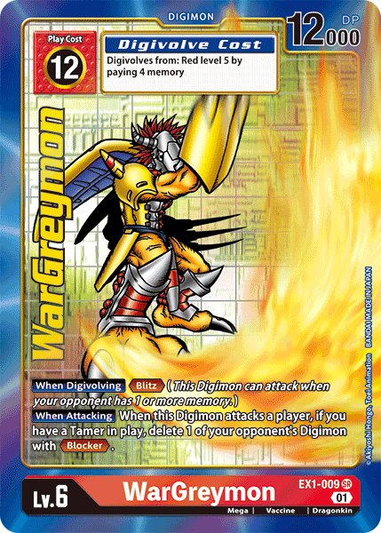 WarGreymon [EX1-009] (Alternate Art) [Classic Collection] | Arkham Games and Comics