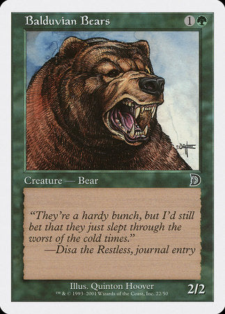 Balduvian Bears [Deckmasters] | Arkham Games and Comics