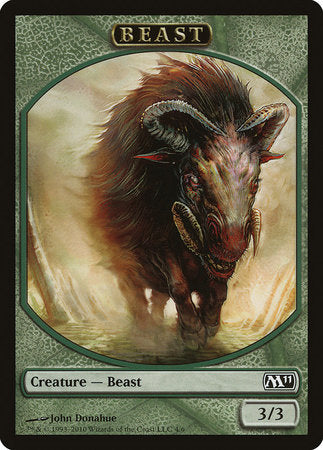 Beast Token [Magic 2011 Tokens] | Arkham Games and Comics