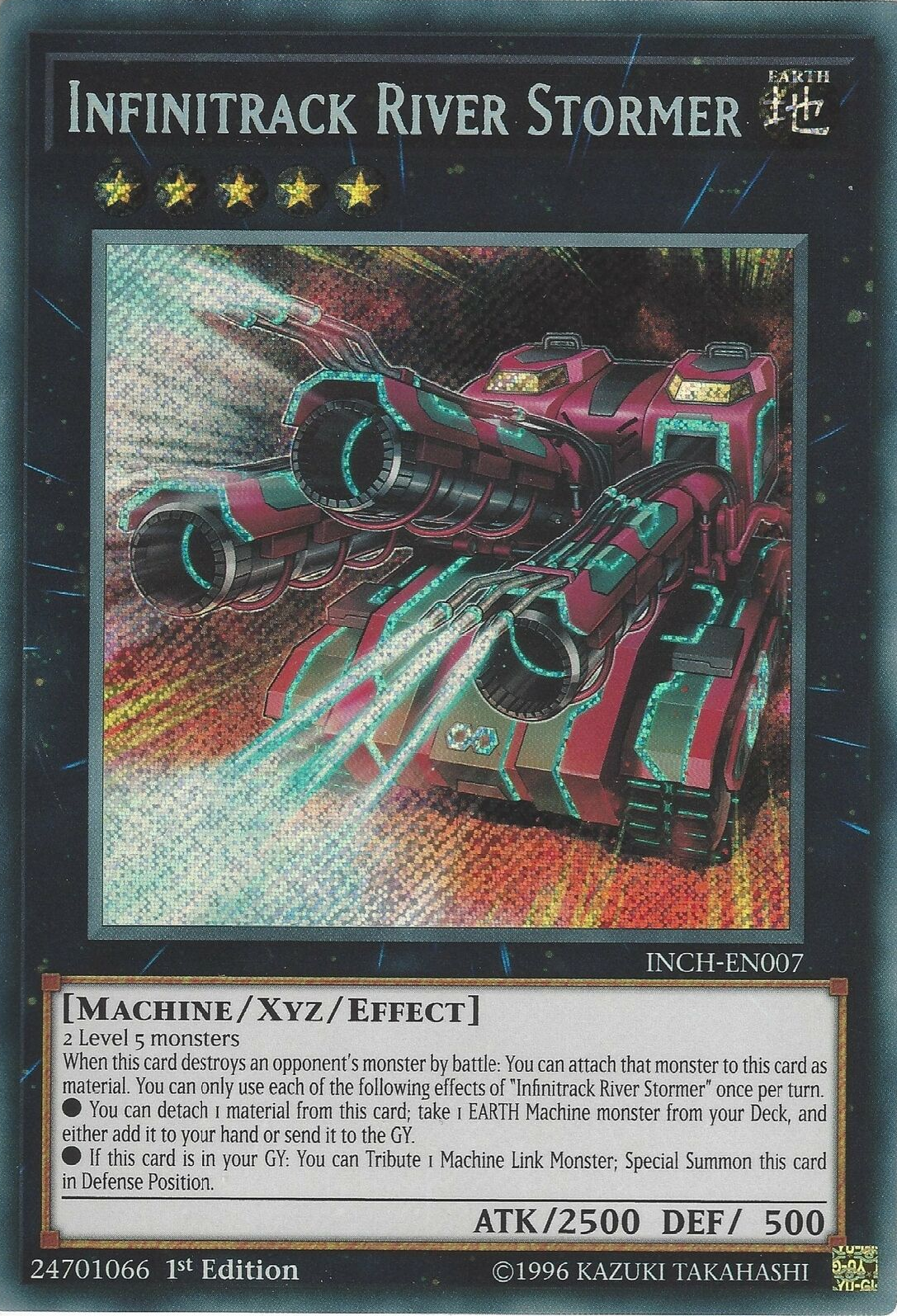 Infinitrack River Stormer [INCH-EN007] Secret Rare | Arkham Games and Comics