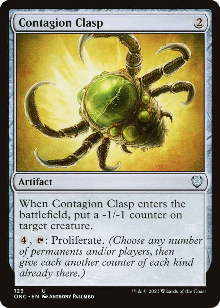 Contagion Clasp [Phyrexia: All Will Be One Commander] | Arkham Games and Comics