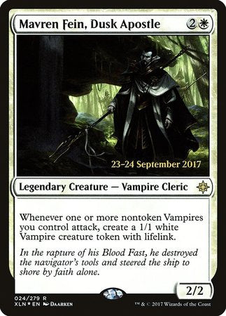 Mavren Fein, Dusk Apostle [Ixalan Promos] | Arkham Games and Comics