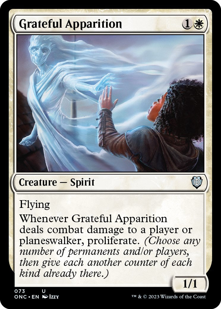 Grateful Apparition [Phyrexia: All Will Be One Commander] | Arkham Games and Comics