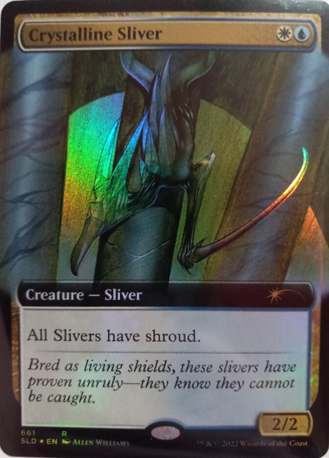 Crystalline Sliver (Extended Art) [Secret Lair Drop Promos] | Arkham Games and Comics