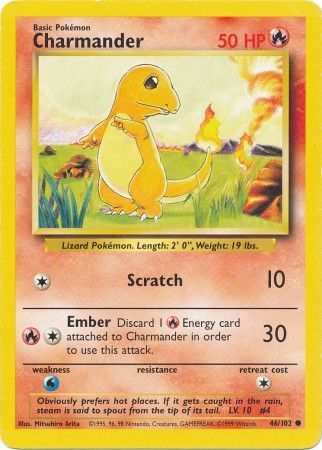 Charmander (46/102) [Base Set Unlimited] | Arkham Games and Comics