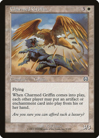 Charmed Griffin [Mercadian Masques] | Arkham Games and Comics