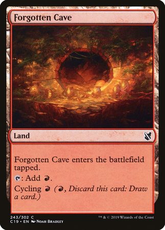 Forgotten Cave [Commander 2019] | Arkham Games and Comics
