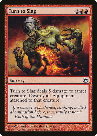 Turn to Slag [Scars of Mirrodin] | Arkham Games and Comics