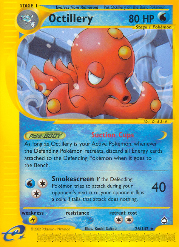 Octillery (26/147) [Aquapolis] | Arkham Games and Comics