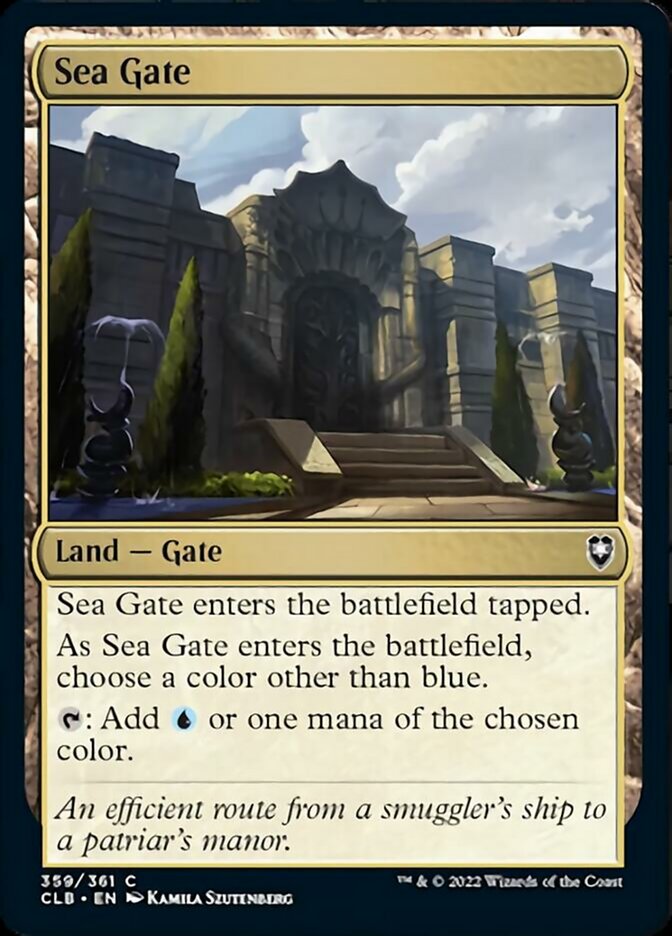 Sea Gate [Commander Legends: Battle for Baldur's Gate] | Arkham Games and Comics