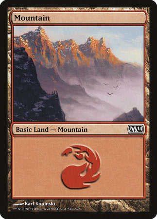 Mountain (244) [Magic 2014] | Arkham Games and Comics