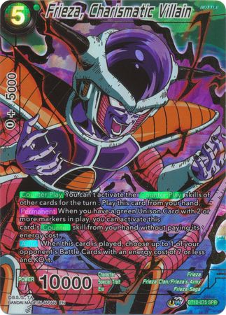 Frieza, Charismatic Villain (SPR) (BT10-075) [Rise of the Unison Warrior 2nd Edition] | Arkham Games and Comics