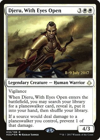 Djeru, With Eyes Open [Hour of Devastation Promos] | Arkham Games and Comics
