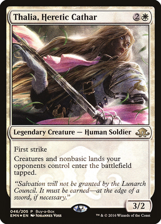 Thalia, Heretic Cathar (Buy-A-Box) [Eldritch Moon Promos] | Arkham Games and Comics