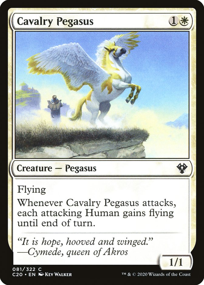 Cavalry Pegasus [Commander 2020] | Arkham Games and Comics