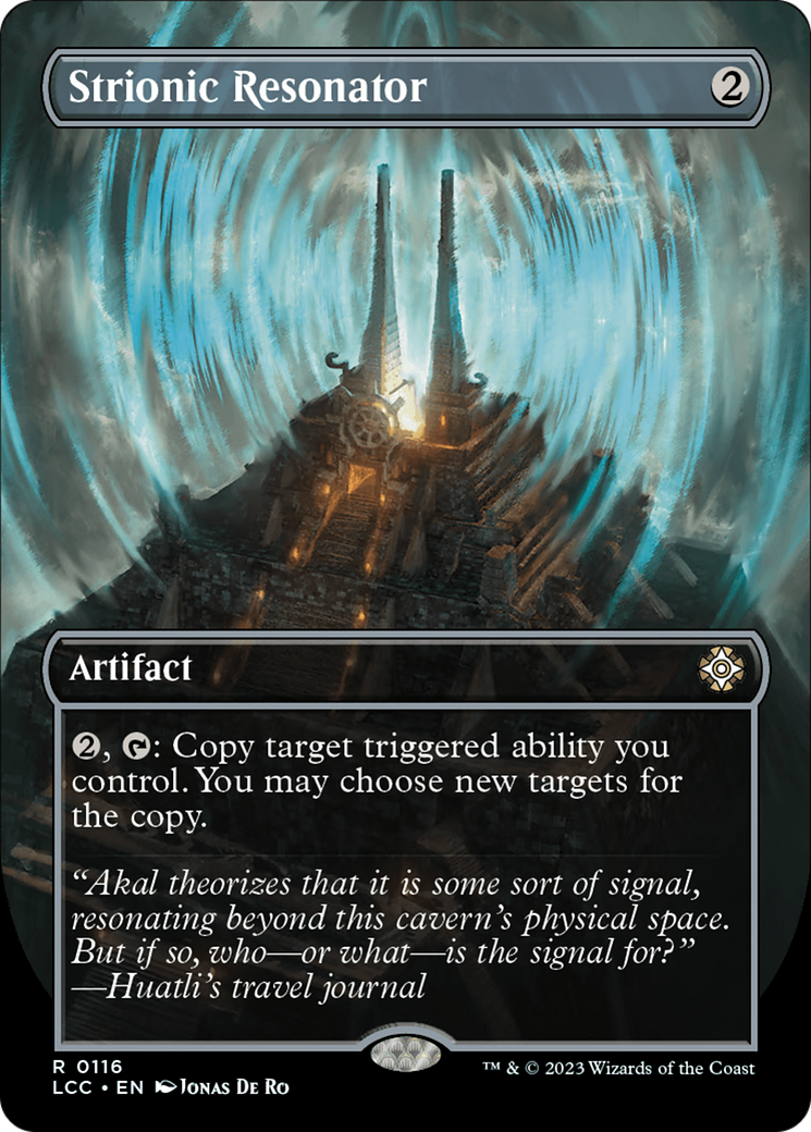Strionic Resonator (Borderless) [The Lost Caverns of Ixalan Commander] | Arkham Games and Comics