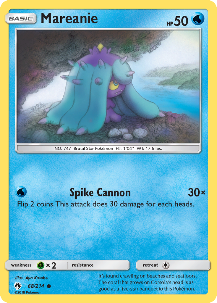 Mareanie (68/214) [Sun & Moon: Lost Thunder] | Arkham Games and Comics