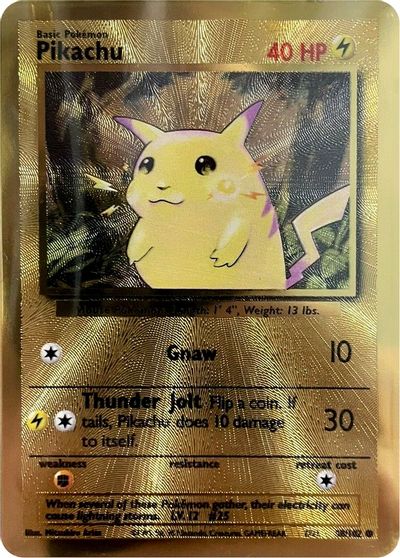 Pikachu (58/102) (Celebrations Metal Card) [Celebrations: 25th Anniversary] | Arkham Games and Comics