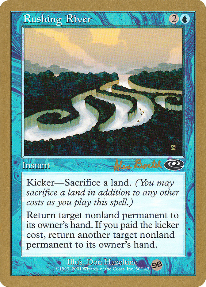 Rushing River (Alex Borteh) (SB) [World Championship Decks 2001] | Arkham Games and Comics