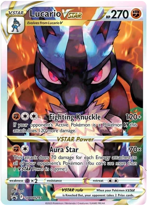 Lucario VSTAR (SWSH291) [Sword & Shield: Black Star Promos] | Arkham Games and Comics