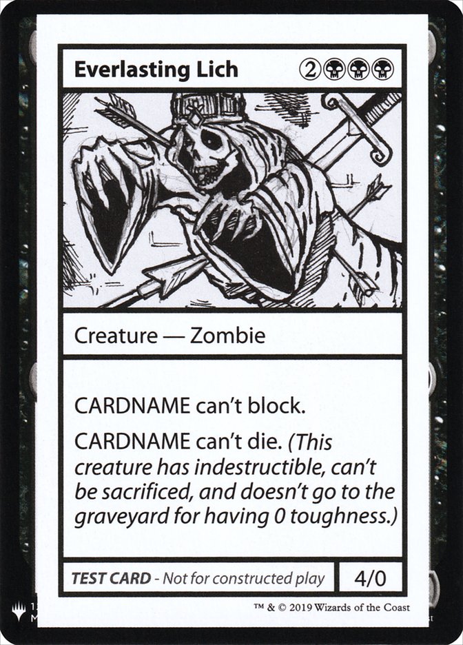 Everlasting Lich [Mystery Booster Playtest Cards] | Arkham Games and Comics