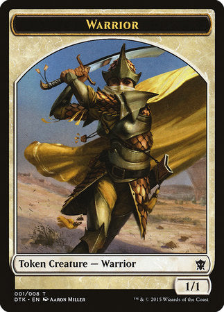 Warrior Token [Dragons of Tarkir Tokens] | Arkham Games and Comics