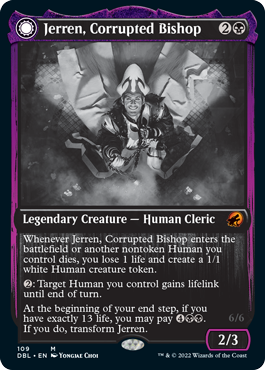 Jerren, Corrupted Bishop // Ormendahl, the Corrupted [Innistrad: Double Feature] | Arkham Games and Comics