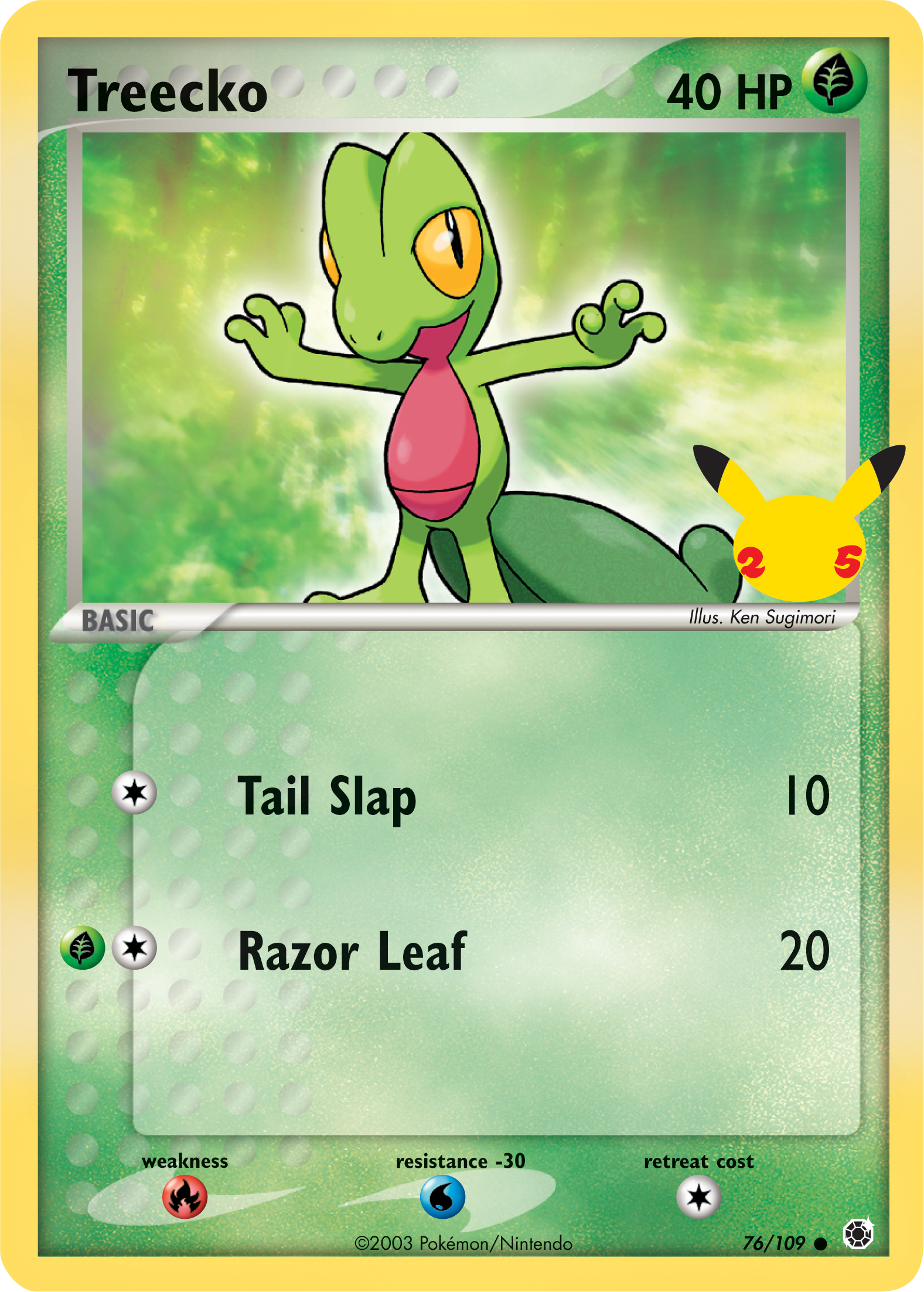 Treecko (76/109) [First Partner Pack] | Arkham Games and Comics
