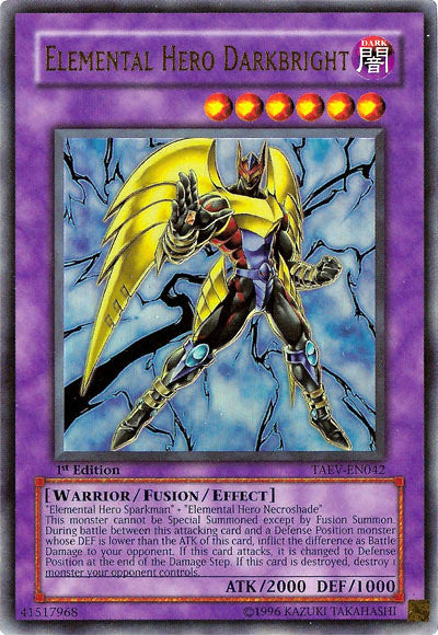 Elemental Hero Darkbright [TAEV-EN042] Ultra Rare | Arkham Games and Comics