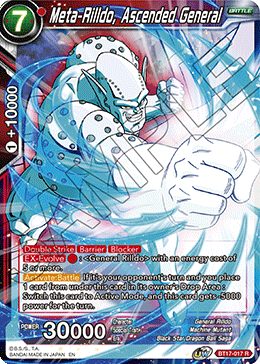 Meta-Rilldo, Ascended General (BT17-017) [Ultimate Squad] | Arkham Games and Comics