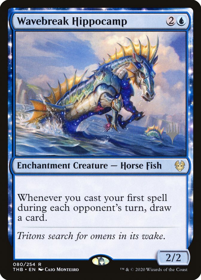 Wavebreak Hippocamp (Promo Pack) [Theros Beyond Death Promos] | Arkham Games and Comics