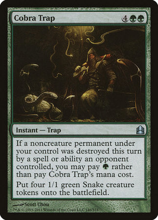 Cobra Trap [Commander 2011] | Arkham Games and Comics