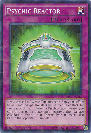 Psychic Reactor [BP03-EN222] Shatterfoil Rare | Arkham Games and Comics