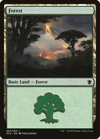 Forest (264) [Dragons of Tarkir] | Arkham Games and Comics