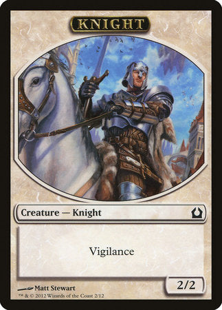 Knight Token [Return to Ravnica Tokens] | Arkham Games and Comics