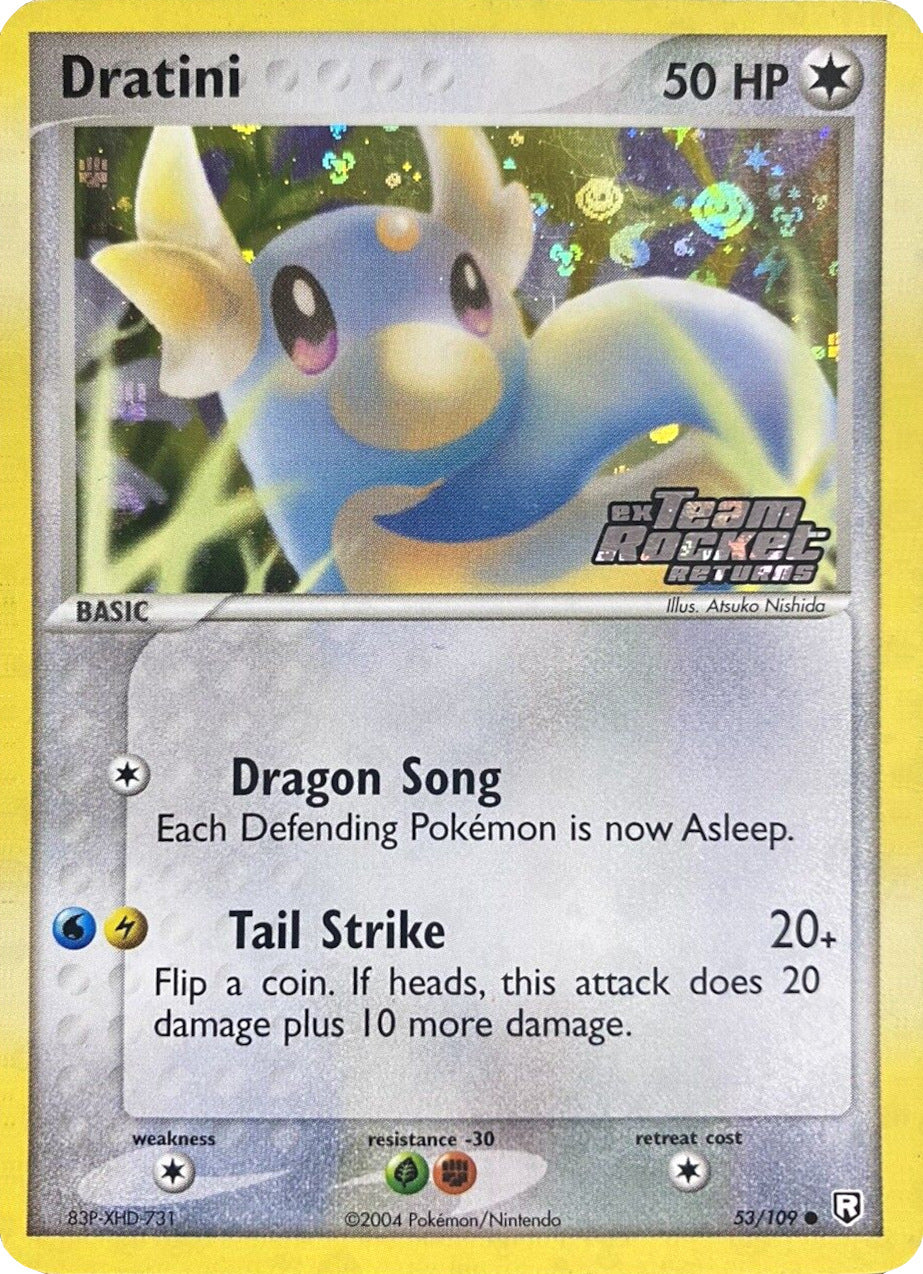 Dratini (53/109) (Stamped) [EX: Team Rocket Returns] | Arkham Games and Comics