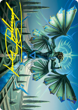 Tanazir Quandrix Art Card (Gold-Stamped Signature) [Strixhaven: School of Mages Art Series] | Arkham Games and Comics