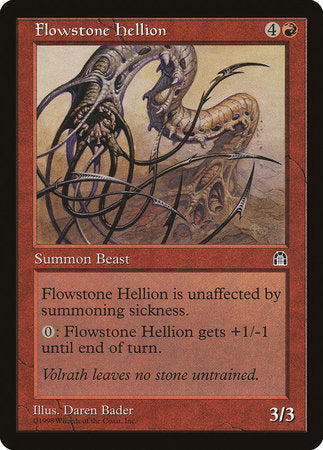 Flowstone Hellion [Stronghold] | Arkham Games and Comics