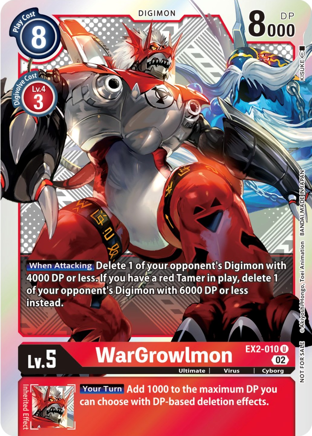 WarGrowlmon [EX2-010] (Xros Encounter Pre-Release) [Digital Hazard Promos] | Arkham Games and Comics