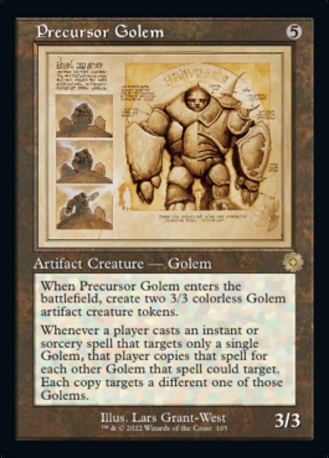 Precursor Golem (Retro Schematic) [The Brothers' War Retro Artifacts] | Arkham Games and Comics