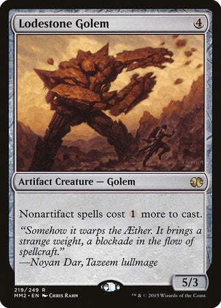 Lodestone Golem [Modern Masters 2015] | Arkham Games and Comics