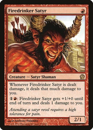 Firedrinker Satyr [Theros] | Arkham Games and Comics