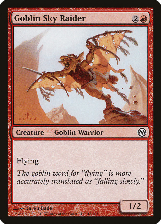 Goblin Sky Raider [Duels of the Planeswalkers] | Arkham Games and Comics