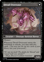 Visage of Dread // Dread Osseosaur [The Lost Caverns of Ixalan] | Arkham Games and Comics