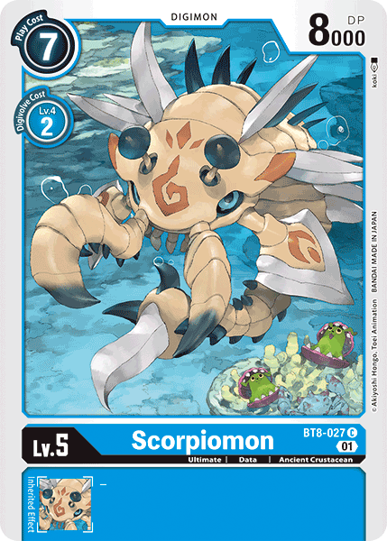 Scorpiomon [BT8-027] [New Awakening] | Arkham Games and Comics